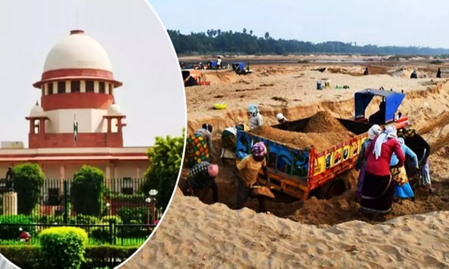 Andrapradesh, Supreme Court, Sand mining case, Andrapradesh Government Andrapradesh, Supreme Court, Sand mining case, Andrapradesh Government