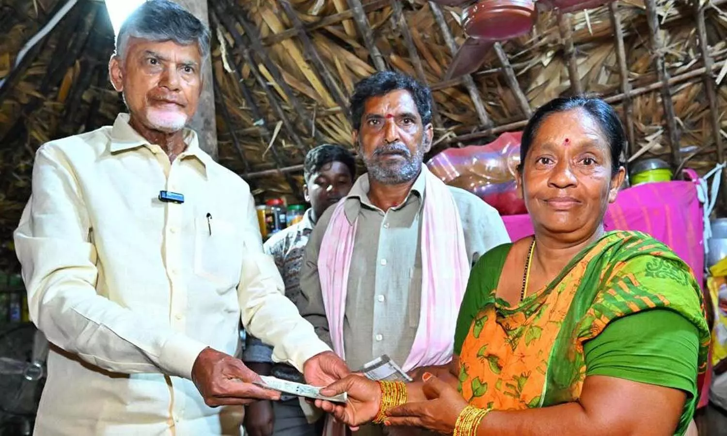 AP CM Chandrababu, pensions,Pedannavaripalli, Kadiri