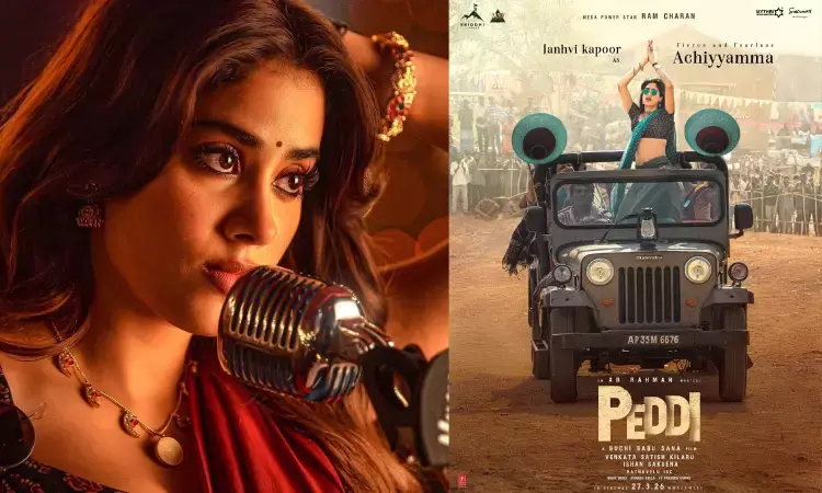 Peddi, First look, Janhvi Kapoor, Ram Charan, film, Tollywood