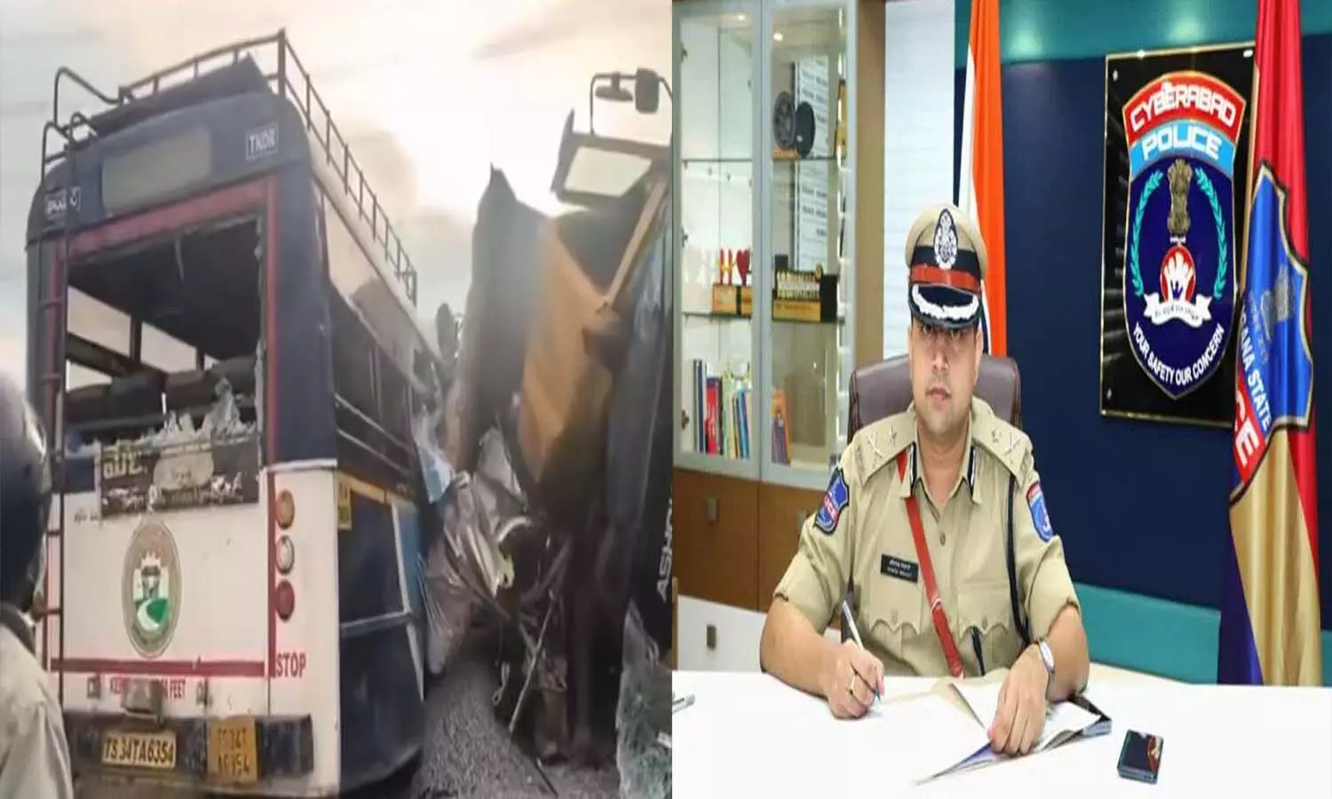 Telangana, Rangareddy District, Chevella bus accident, Cyberabad Police