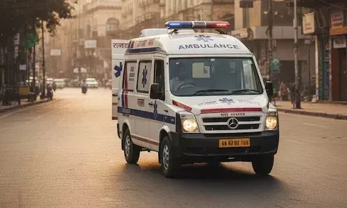 Patient died, ambulance, tyre puncture, Madhya Pradesh, Guna