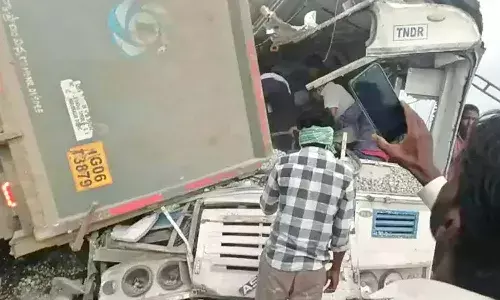 RTC bus, accident, Mirjaguda, Chevella mandal, Rangareddy district