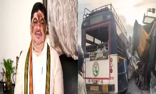 Telangana, Rangareddy District, road accident, Transport Minister Ponnam Prabhakar