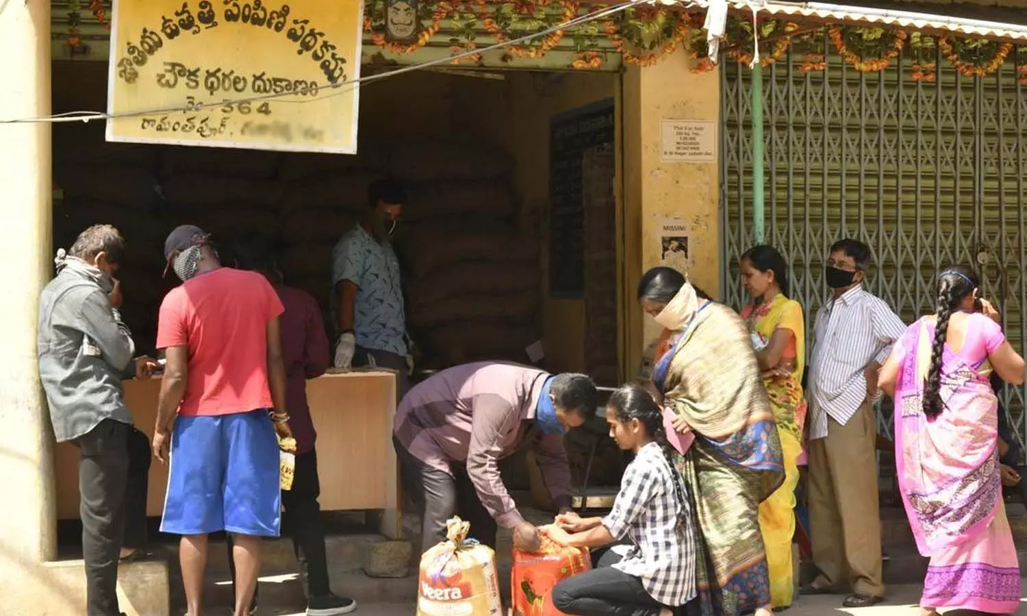 Minister Nadendla Manohar, distribution , wheat flour, ration shops, APnews