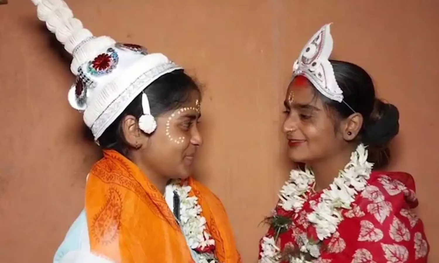 Defying norms, two women marry, Bengal, Sundarbans Defying norms, two women marry, Bengal, Sundarbans