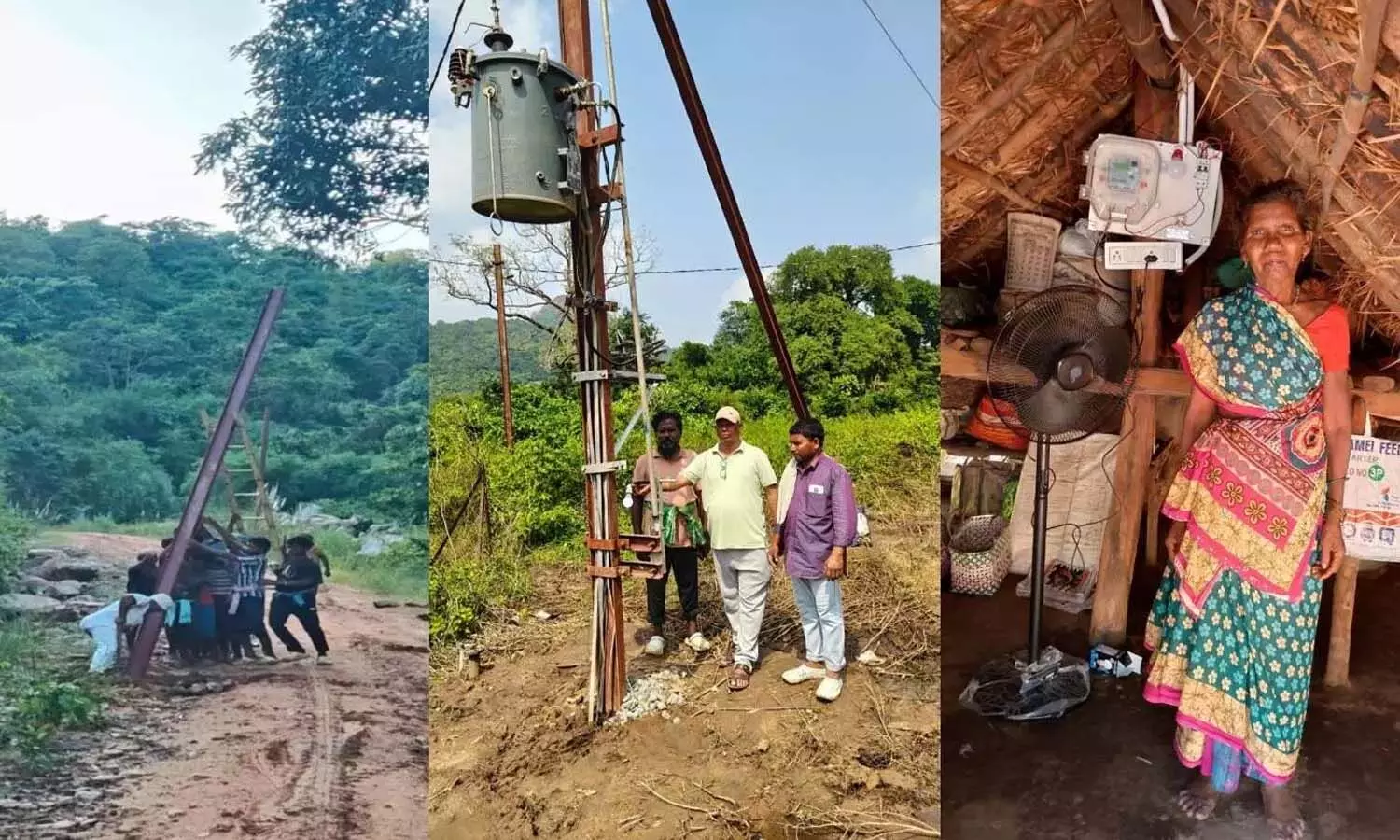 electrification, Gudem village, Anantagiri mandal, Alluri district, DyCM Pawan electrification, Gudem village, Anantagiri mandal, Alluri district, DyCM Pawan