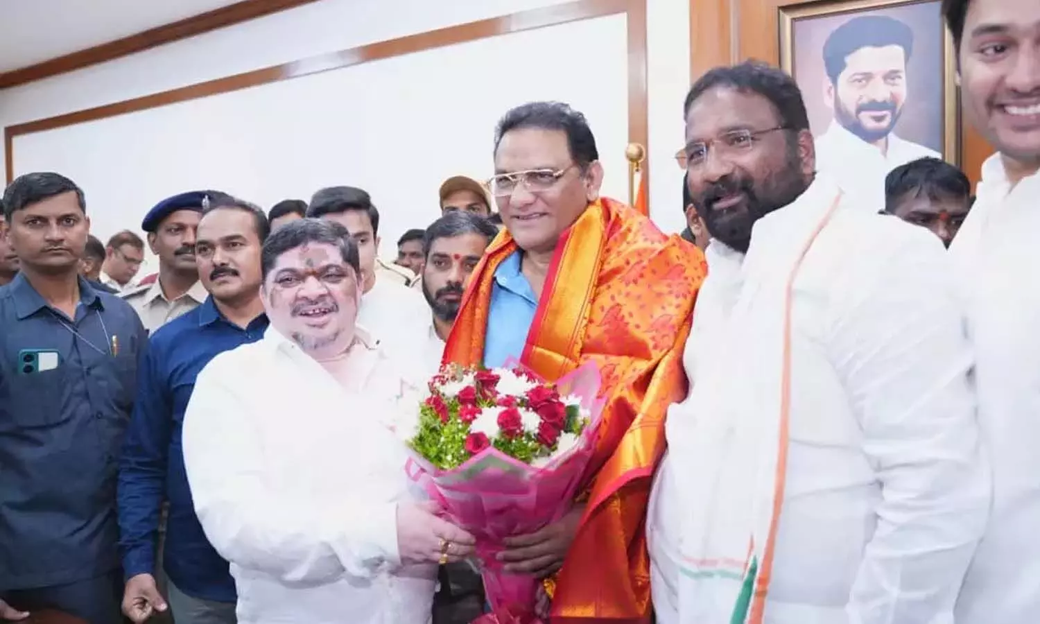 Azharuddin Takes Charge, Minister, Telangana