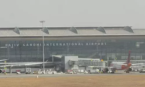 Hyderabad News, Shamshabad Airport, international flights, Bomb threat emails