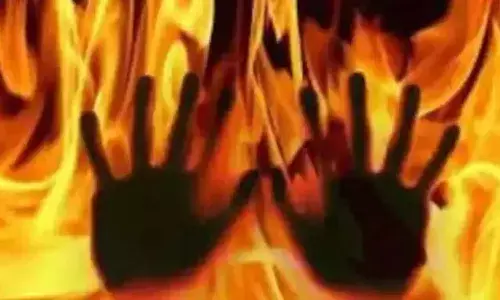 21-year-old widow, fire, lover,Jharkhand, one arrested, crime 21-year-old widow, fire, lover,Jharkhand, one arrested, crime