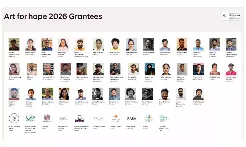 ఆర్ట్ ఫర్ హోప్ సీజన్-5 విజేతలుగా నిలిచిన ఇద్దరు తెలంగాణా కళాకారులు ఆర్ట్ ఫర్ హోప్ సీజన్-5 విజేతలుగా నిలిచిన ఇద్దరు తెలంగాణా కళాకారులు