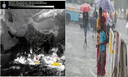 Andrapradesh, Weather News, Rain Alert, low pressure, Heavy rain forecast, AP State Disaster Management Authority Andrapradesh, Weather News, Rain Alert, low pressure, Heavy rain forecast, AP State Disaster Management Authority