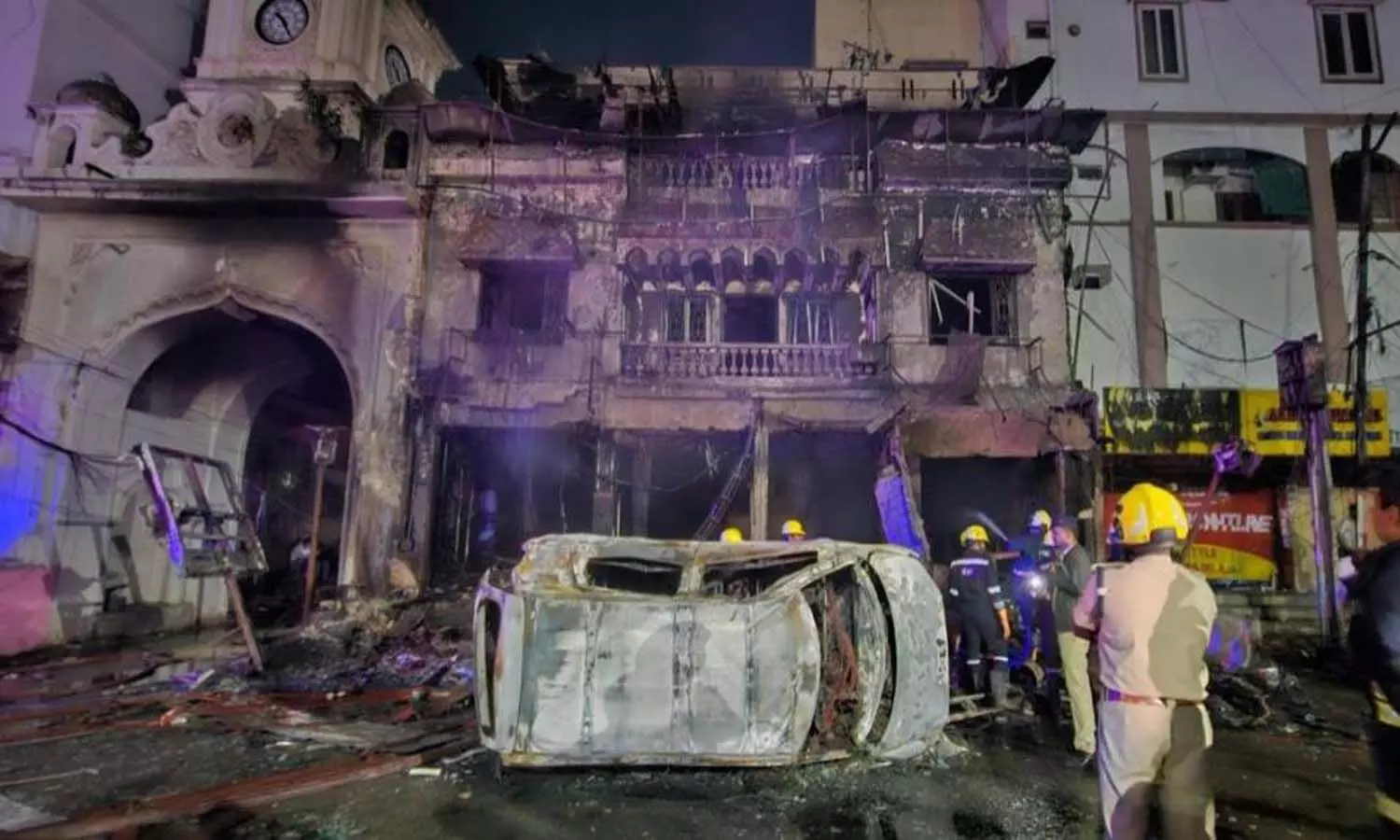 Hyderabad News, Shalibanda, Gomati Electronics, Fire Accident,