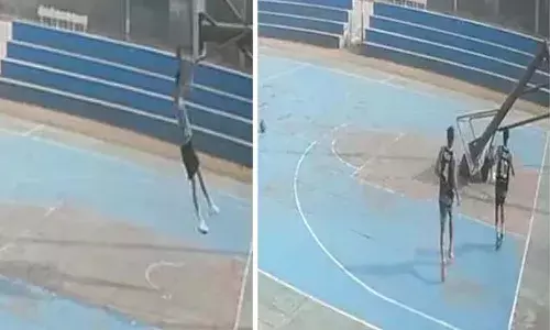 Teen died, accident, basketball pole, tragedy , Haryana, Rohtak