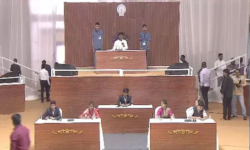 Andrapradesh, mock assembly, students, Andrapradesh government