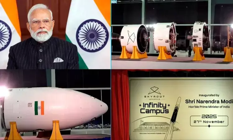 PM Modi, Skyroot facility, Hyderabad, space PM Modi, Skyroot facility, Hyderabad, space