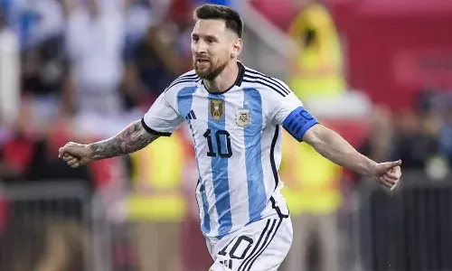 Hyderabad city, football star, Lionel Messi, match, Ticket sales, Uppal Stadium