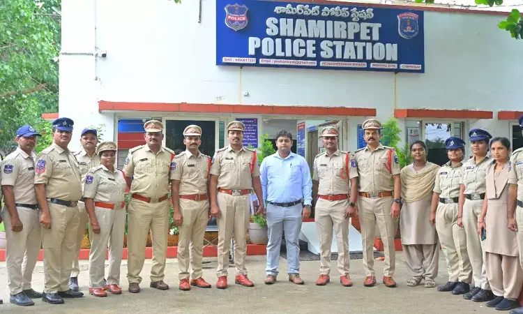 దేశంలో ఏడో ర్యాంక్‌.. ఉత్తమ పోలీస్ స్టేషన్‌గా శామీర్ పేట్‌ పోలీస్ స్టేషన్