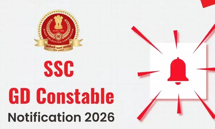 SSC GD Notification 2026, Constable Vacancies, JOBS, BSF, CISF, CRPF, SSB, ITBP, AR, SSF, SSC