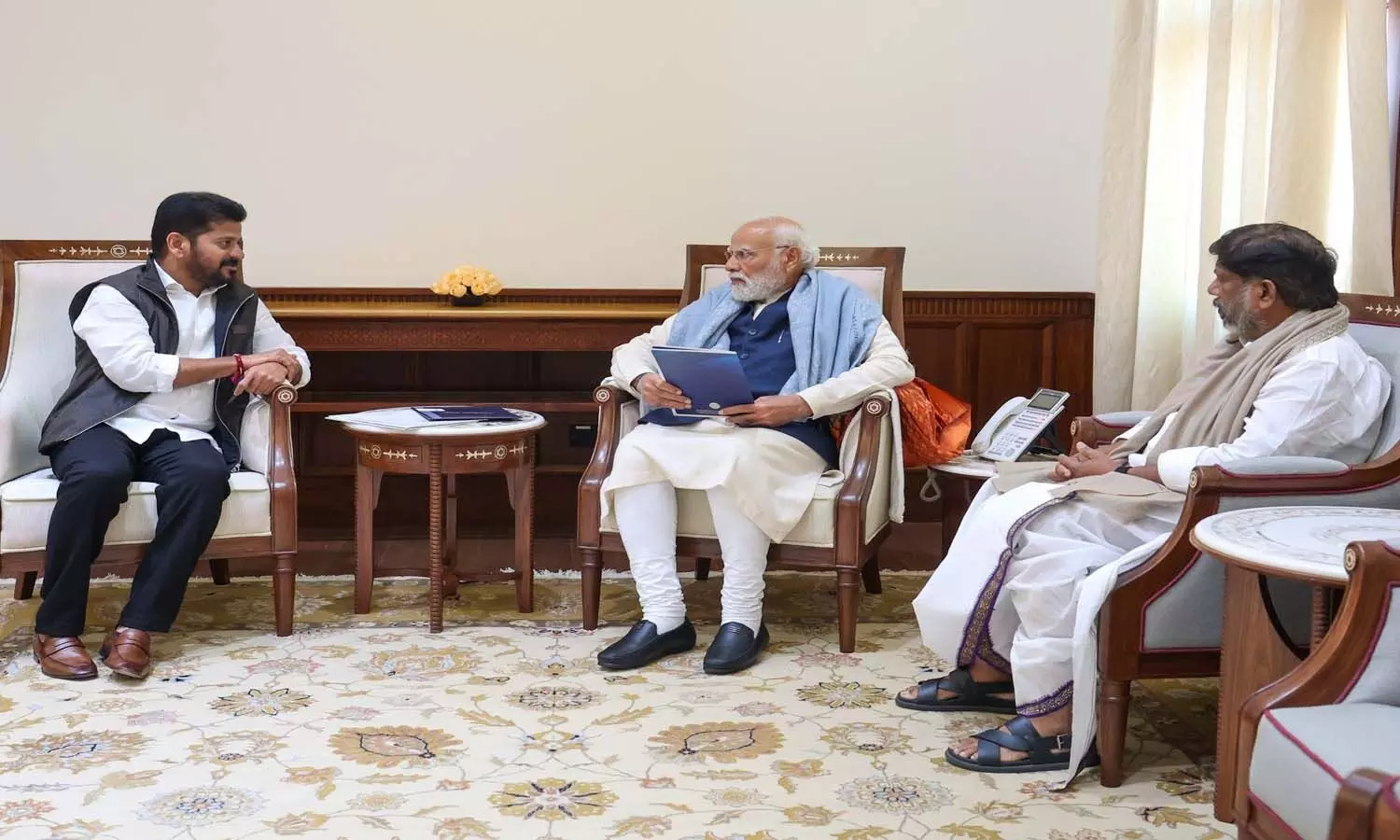 Telangana, CM Revanth,  Deputy CM Bhatti, PM Modi, Telangana Rising Global Summit