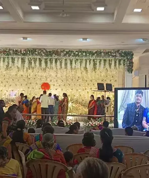 Indigo flight crisis, newlyweds, wedding reception virtually, Viral news