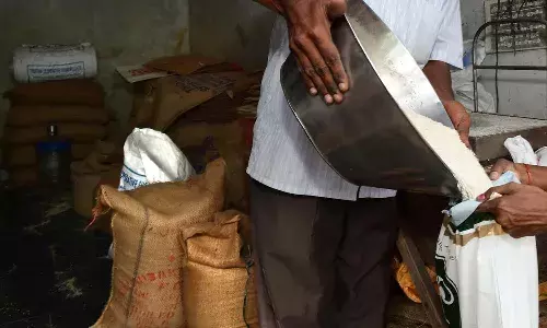 Ragi, jowar, distributed, rice,ration, Andhra Pradesh, Ration Distribution Ragi, jowar, distributed, rice,ration, Andhra Pradesh, Ration Distribution
