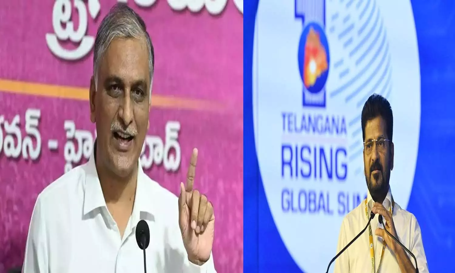 Telangana, Harishrao, Cm Revanthreddy, Congress Government, Global Summit