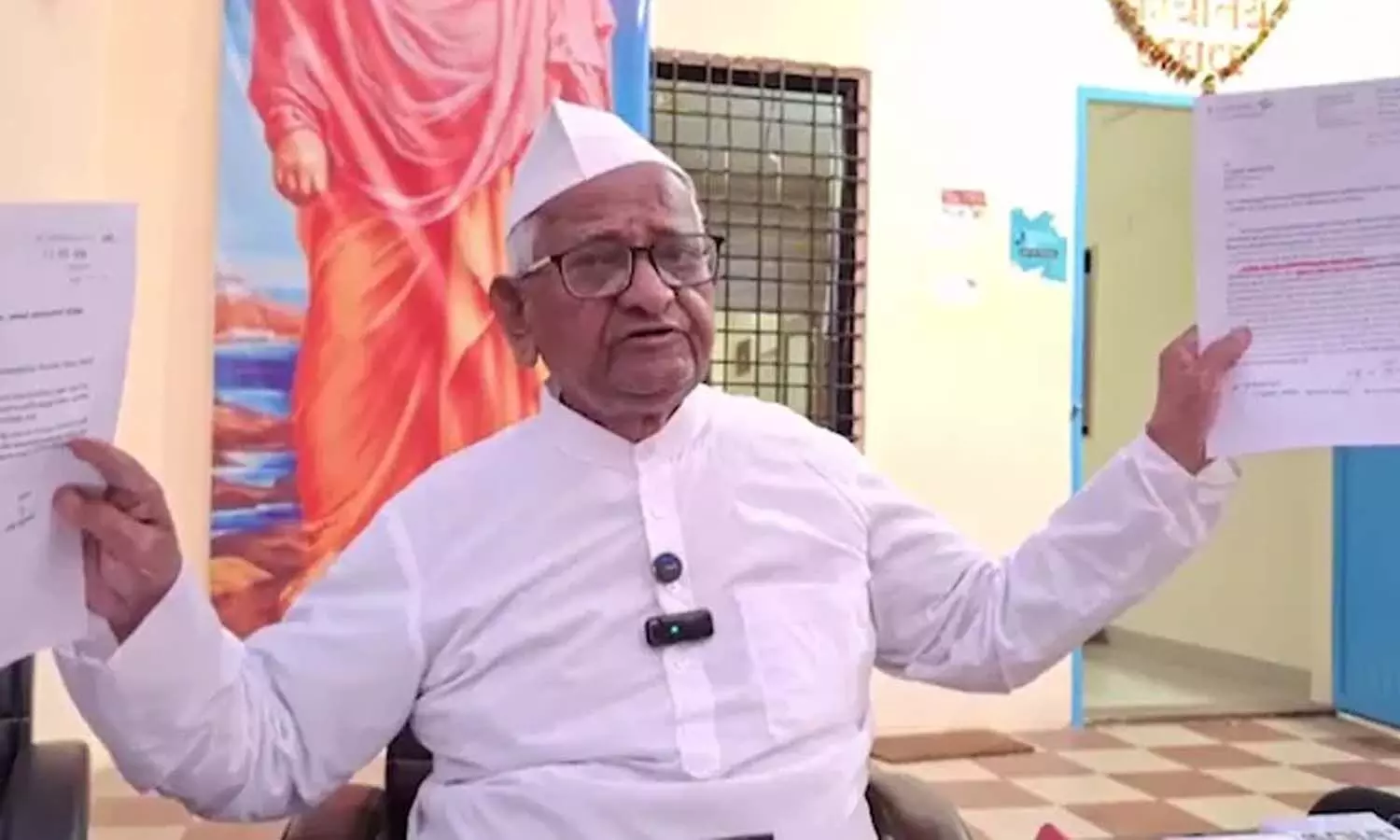 Anna Hazare, Lokayukta implementation, National news