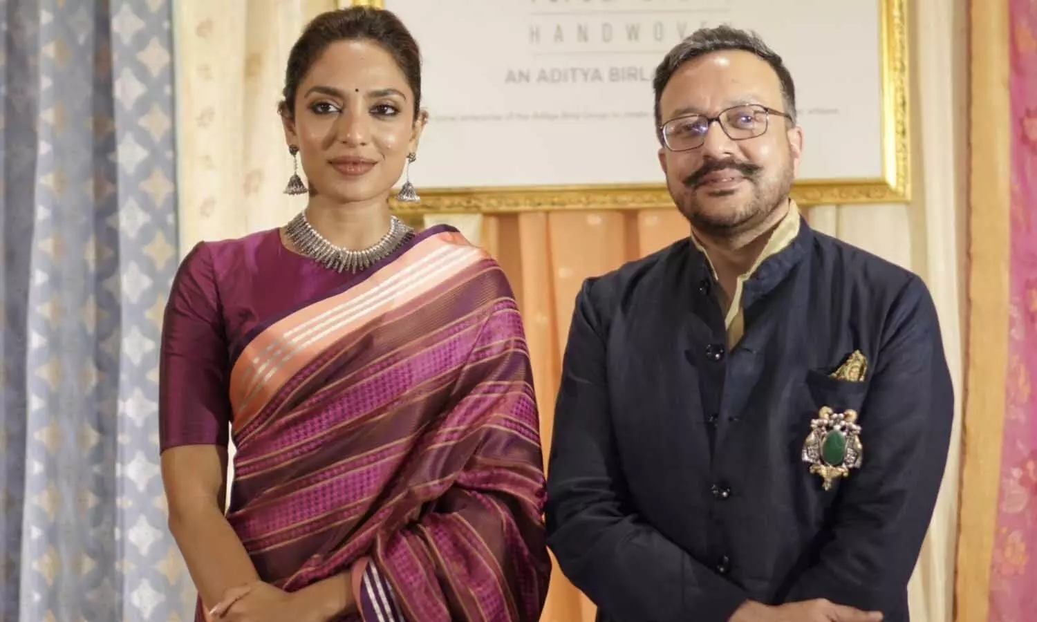 శోభితా ధూళిపాళను బ్రాండ్ అంబాసిడర్‌గా నియమించుకున్న ఆద్యం హ్యాండ్‌వోవెన్