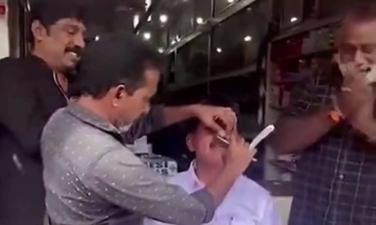 LDF worker shave,moustache, losing bet, Kerala local poll win, National news LDF worker shave,moustache, losing bet, Kerala local poll win, National news