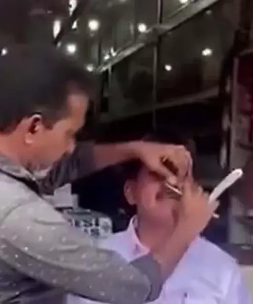 LDF worker shave,moustache, losing bet, Kerala local poll win, National news LDF worker shave,moustache, losing bet, Kerala local poll win, National news