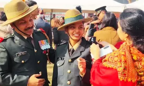 National News, Dehradun, Indian Military Academy, Sai Jadhav, first woman officer