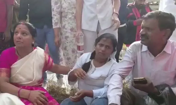 Telangana, Yadadri District, Mlc Kavitha, Telangana Jagruti, Accident, Father and daughter