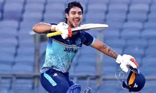 ఇషాన్ కిషన్ తుఫాను సెంచరీ.. చివ‌ర్లో వ‌చ్చి కుమ్మేశాడు..!