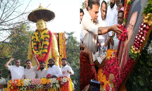 Hyderabad News, Ktr, PJR, Death Anniversary, Brs, Congress