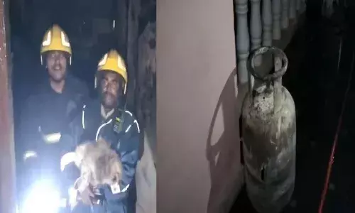 Hyderabad News, Somajiguda, Gas cylinder explodes
