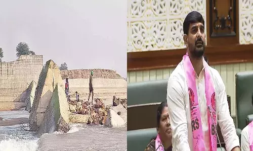 Telangana, Karimnagar District, Huzurabad, Brs MLA Kaushik Reddy, Congress, Sand Mafia,