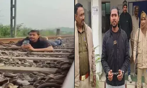 National News, Uttarapradesh, Viral Video, Mau district, Instagram Reels, Ajay Raj, Social Media Stunt