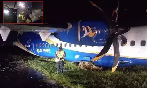 Nepal runway scare, Plane with 51 passengers, airstrip , landing, Nepal