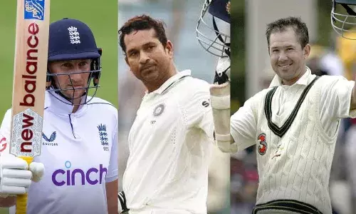 Joe Root : పాంటింగ్ను చేరుకున్నాడు.. సచిన్ను అందుకుంటాడా.? Joe Root : పాంటింగ్ను చేరుకున్నాడు.. సచిన్ను అందుకుంటాడా.?