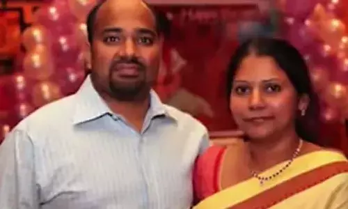 Telugu couple, Palakollu, West Godavari district died, road accident, United States