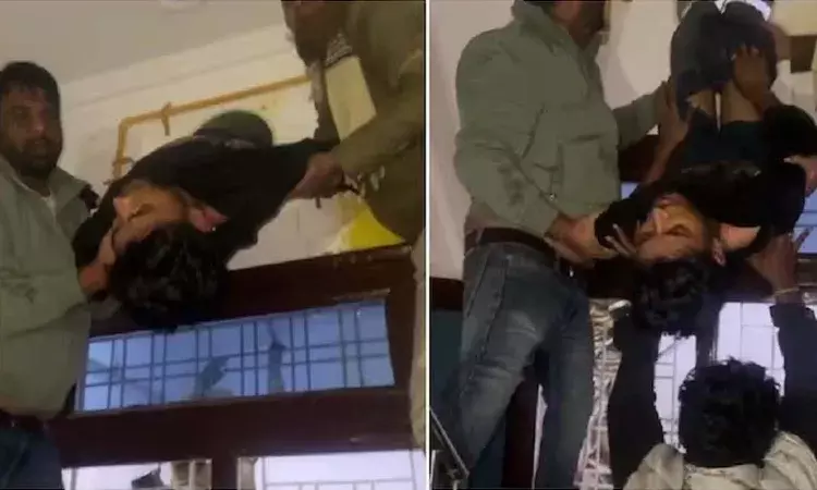 Viral Video: ఎగ్జాస్ట్ ఫ్యాన్ షాఫ్ట్‌లో ఇరుక్కున్న దొంగ.. చివరికి..