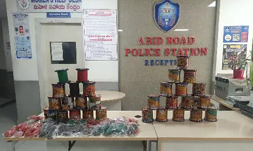 Special drive, Chinese manja, Hyderabad, Bobbins