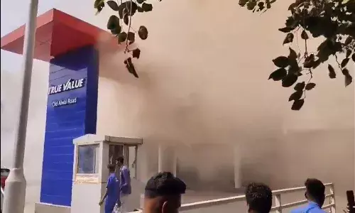 Hyderabad News, Secunderabad, Alwal, Fire Accident, TrueValue car showroom