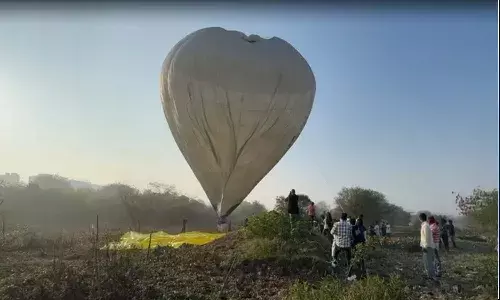 Hyderabad News, Hot Air Ballon Show, Emergency Land