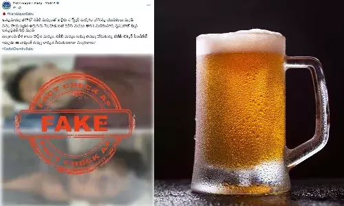 AP govt fact check dept, YCP allegations, two software employees died , fake liquor,Dehydration