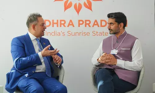 ఏపీలో ఆర్ఎంజడ్ సంస్థ రూ.లక్ష కోట్ల పెట్టుబడులు.. దావోస్‌లో మంత్రి లోకేష్ సమక్షంలో ప్రకటన