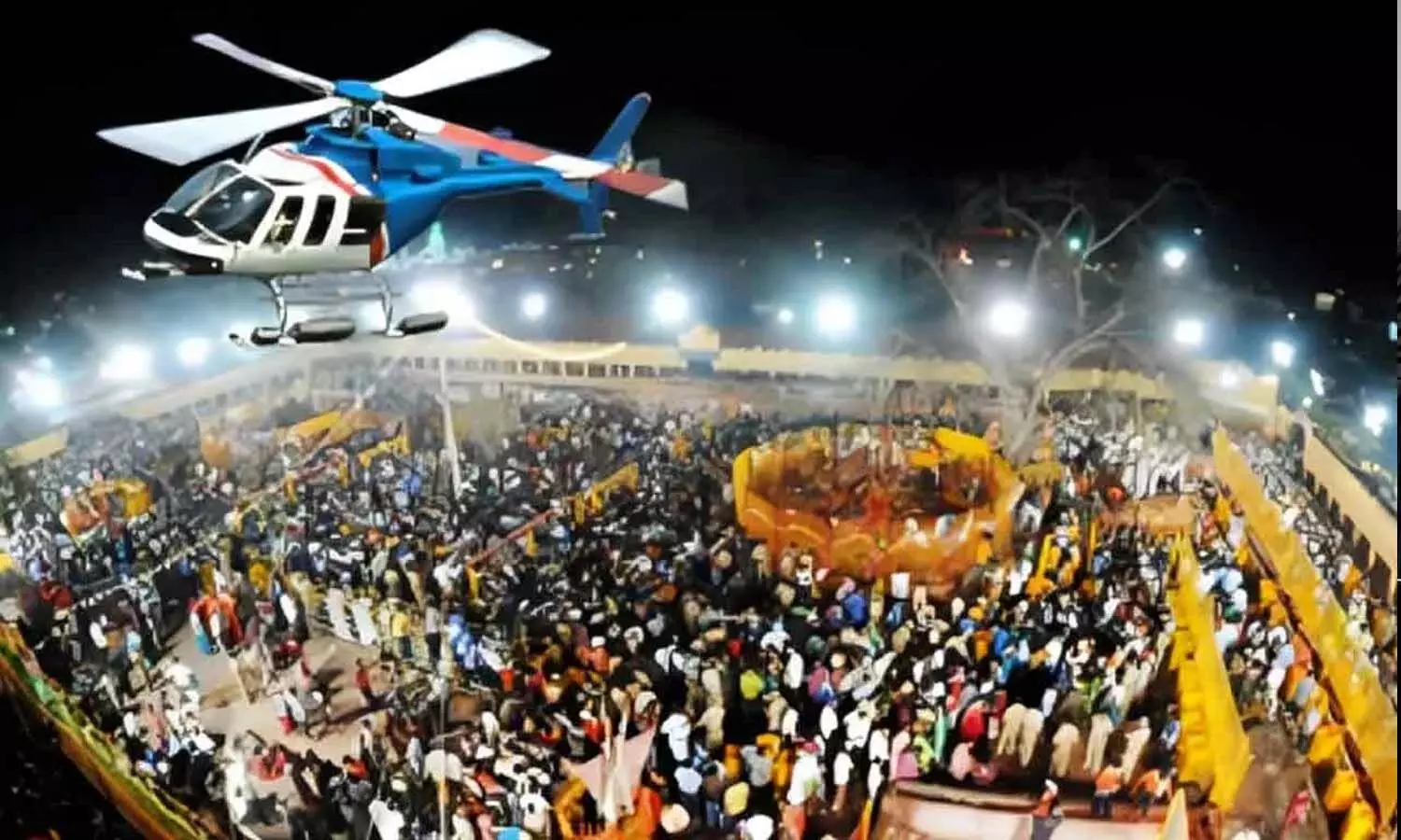 Telangana, Medaram, Mahajatara, Sammakka-Saralamma Mahajatara, Helicopter services Telangana, Medaram, Mahajatara, Sammakka-Saralamma Mahajatara, Helicopter services