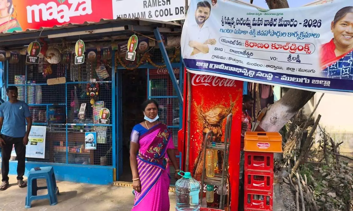 Indira Mahila Shakti stalls, Medaram Maha Jatara, SHG , Telangana, Mulugu, Medaram Indira Mahila Shakti stalls, Medaram Maha Jatara, SHG , Telangana, Mulugu, Medaram