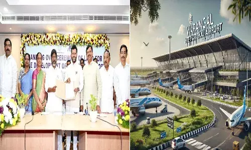 Telangana, Warangal District, Mamunoor Airport, Central Government, Telangana Government