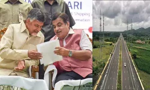 Andrapradesh, Cm Chandrababu,  Union Transport Minister, Nitin Gadkari,  Machilipatnam Port, Connectivity Project